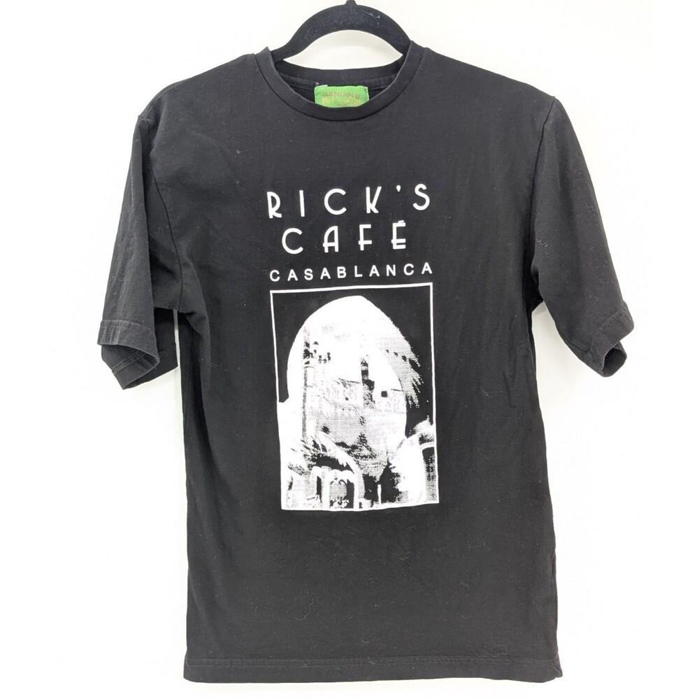 Rick’s Cafe Casablanca T-Shirt Black The Legend Continues Genuine Rick's Gear S
